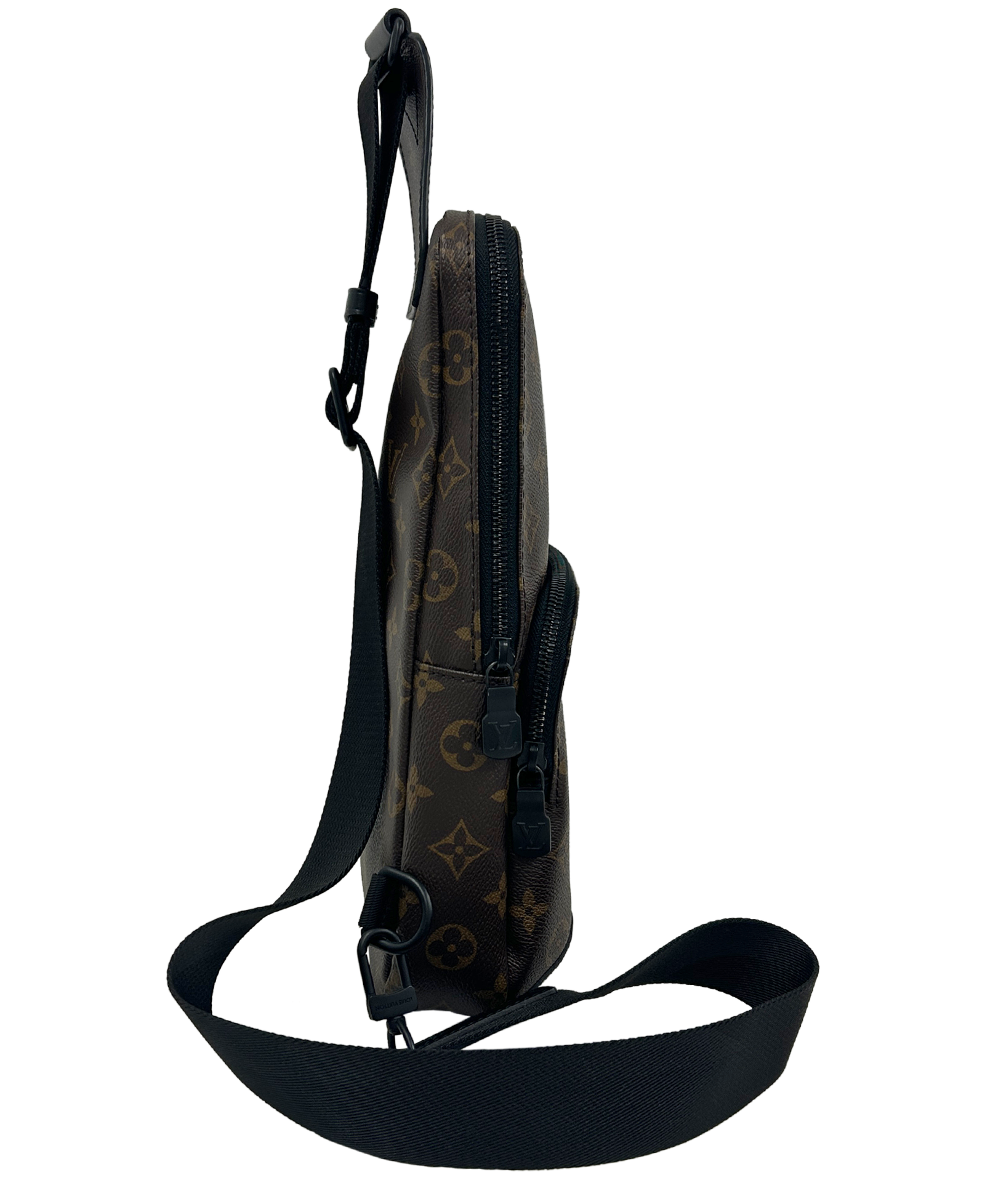 Bandolera Avenue, 650&euro;, Bolso, Marrón, Canvas - General, Vista lateral